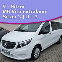 Chemnitz Autovermietung M&uuml;ller 8Sitzer Vito lang